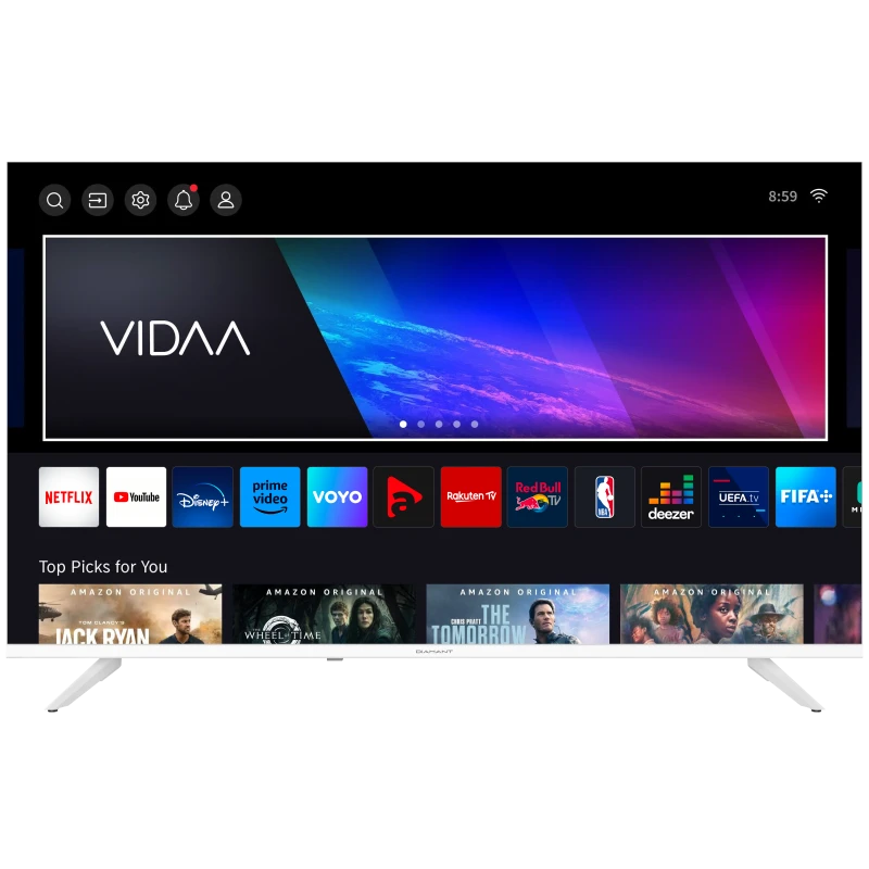 Televizor Smart Diamant 32HL4331H/C, 80 cm (32 inch), HD, Direct LED, VIDAA, Wi-Fi, 3x HDMI, Clasa E, alb