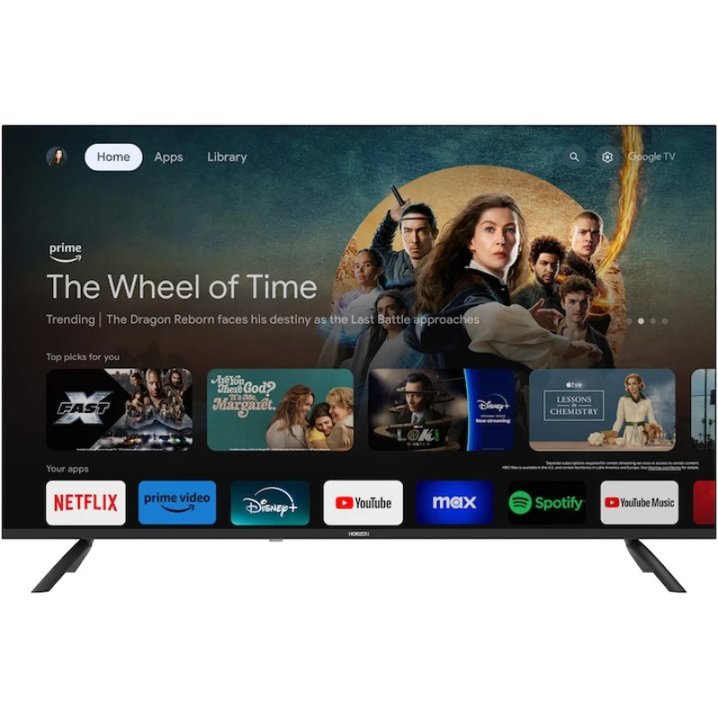 Televizor Smart Horizon 40HL7590F/D, 101 cm (40 inch), Full HD, Google TV, Wi-Fi, Bluetooth, 3x HDMI, Clasa E, negru