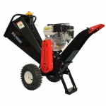 Tocator crengi BISONTE Agro Garden BTA-SC50T, 8 CP, diametru tocare 50 mm, motor benzina, roti pneumatice