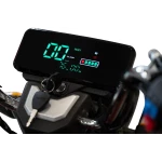 Triciclu Cargo electric BLADE Active R6 1300W, autonomie pana la 50 km, baterie plumb-acid 72 V/20 Ah, viteza maxima de 25 km/h, conform reglementarilor UE, fara permis, Rosu-Negru