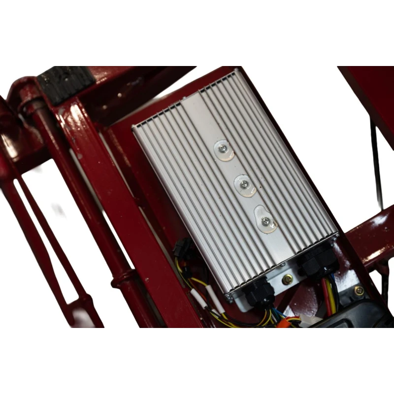 Triciclu Cargo electric BLADE Active R6 1300W, autonomie pana la 50 km, baterie plumb-acid 72 V/20 Ah, viteza maxima de 25 km/h, conform reglementarilor UE, fara permis, Rosu-Negru