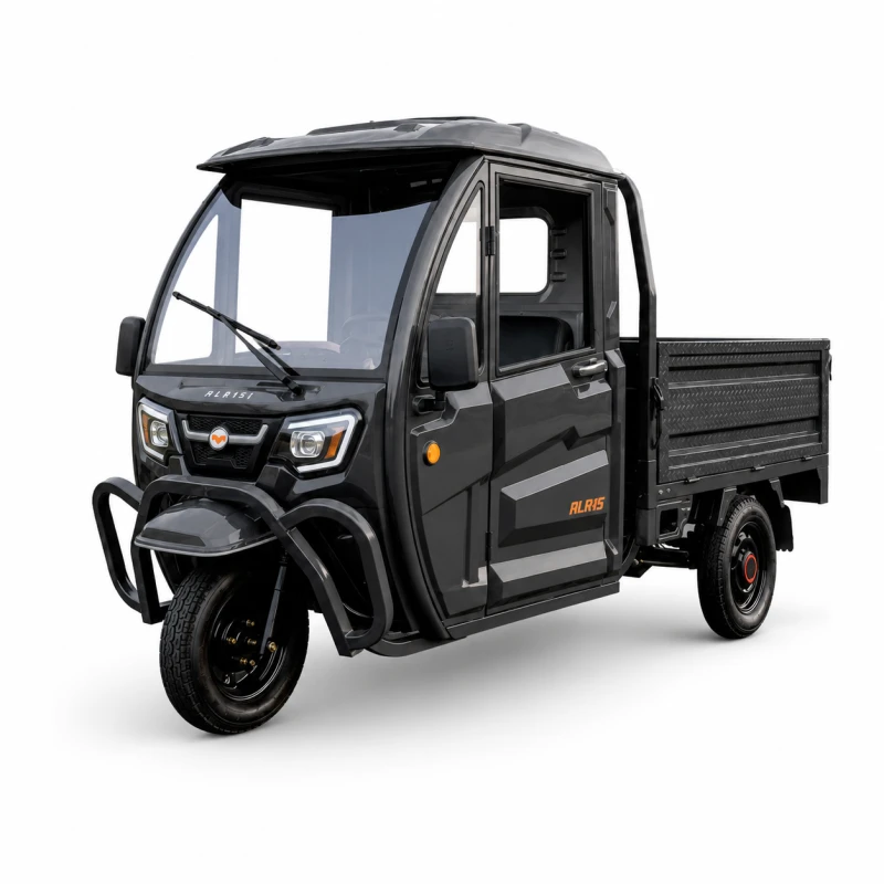 Triciclu Electric Cargo RURIS PILOT 4000C, 2500W, Autonomie 60 km, Cu Volan, Baterie 72V, viteza maxima de 25 km/h, conform reglementarilor UE, fara permis