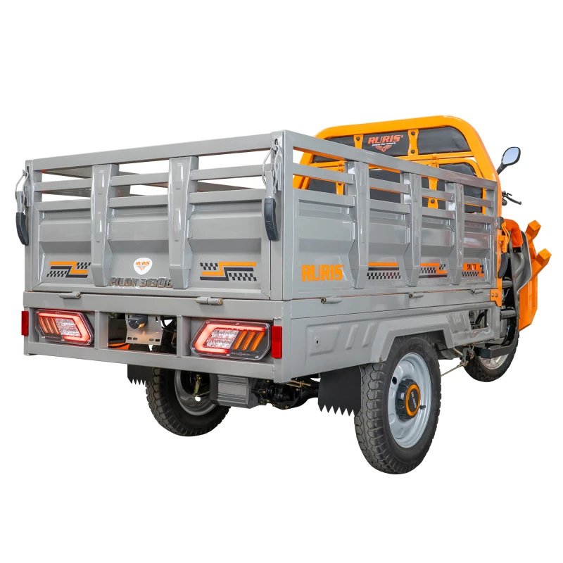 Triciclu electric Cargo RURIS PILOT3130G H, 3600W, baterie 72V 58Ah, autonomie 80 km, descarcare hidraulica, viteza maxima de 25 km/h, conform reglementarilor UE, fara permis