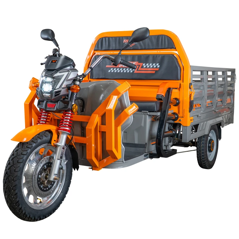 Triciclu electric Cargo RURIS PILOT3130G H, 3600W, baterie 72V 58Ah, autonomie 80 km, descarcare hidraulica, viteza maxima de 25 km/h, conform reglementarilor UE, fara permis