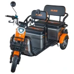 Triciclu electric RURIS PILOT 3040G, 2000W, baterie 72V 20Ah, autonomie 50 km, 25 km/h, 2 locuri, viteza maxima de 25 km/h, conform reglementarilor UE, fara permis