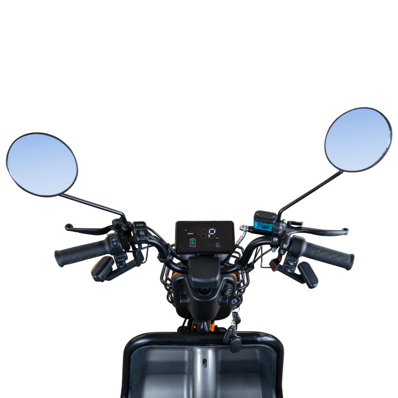 Triciclu electric RURIS PILOT 3040G, 2000W, baterie 72V 20Ah, autonomie 50 km, 25 km/h, 2 locuri, viteza maxima de 25 km/h, conform reglementarilor UE, fara permis