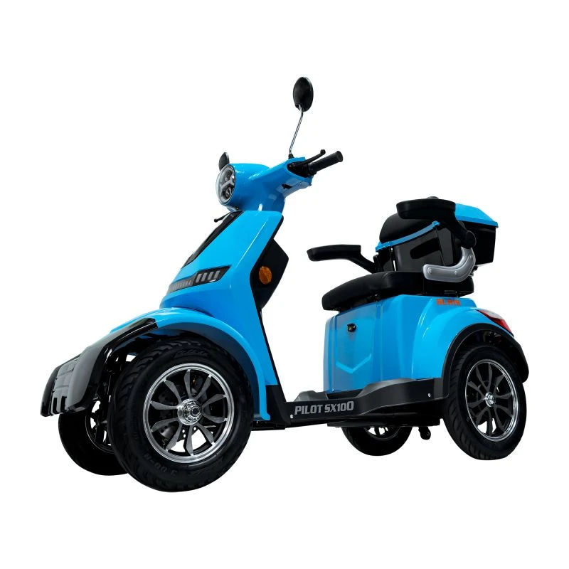Triciclu electric RURIS PILOT SX100, 1300W, baterie 60V 20Ah, autonomie 46 km, viteza maxima de 25 km/h, conform reglementarilor UE, fara permis