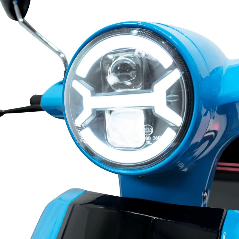 Triciclu electric RURIS PILOT SX100, 1300W, baterie 60V 20Ah, autonomie 46 km, viteza maxima de 25 km/h, conform reglementarilor UE, fara permis