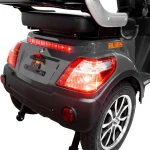 Triciclu electric RURIS PILOT SX100, 1300W, baterie 60V 20Ah, autonomie 46 km, viteza maxima de 25 km/h, conform reglementarilor UE, fara permis, gri