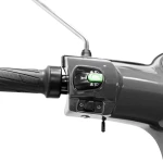 Triciclu electric RURIS PILOT SX100, 1300W, baterie 60V 20Ah, autonomie 46 km, viteza maxima de 25 km/h, conform reglementarilor UE, fara permis, gri
