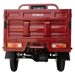 Triciclu electric, Samus Cargo Montana-25-1.3-72V32-Red, 12 inch, putere maxima 3900W, acumulator 72V 32Ah, autonomie 48 km, viteza maxima de 25 km/h, conform reglementarilor UE, fara permis