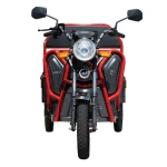 Triciclu electric, Samus Cargo Ranger-25-1.1-72V32 Red Dark Silver, putere maxima 3600W, acumulator 72V 32Ah, autonomie 60 km, viteza maxima de 25 km/h, conform reglementarilor UE, fara permis