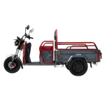 Triciclu electric, Samus Cargo Ranger-25-1.1-72V32 Red Dark Silver, putere maxima 3600W, acumulator 72V 32Ah, autonomie 60 km, viteza maxima de 25 km/h, conform reglementarilor UE, fara permis