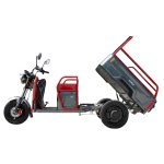 Triciclu electric, Samus Cargo Ranger-25-1.1-72V32 Red Dark Silver, putere maxima 3600W, acumulator 72V 32Ah, autonomie 60 km, viteza maxima de 25 km/h, conform reglementarilor UE, fara permis