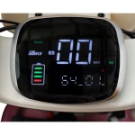 Triciclu electric Samus Kentucky-3R1-10T1000-60V20-Beige-Burgundy, Putere 1000 W, Autonomie 60 Km, viteza maxima de 25 km/h, conform reglementarilor UE, fara permis