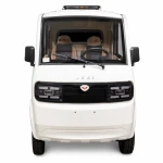 Triciclu electric pick-up RURIS PILOT 5000SA PURE WHITE, putere maxima 4900 W, autonomie pana la 130 km, cu volan, viteza maxima de 25 km/h, conform reglementarilor UE, fara permis