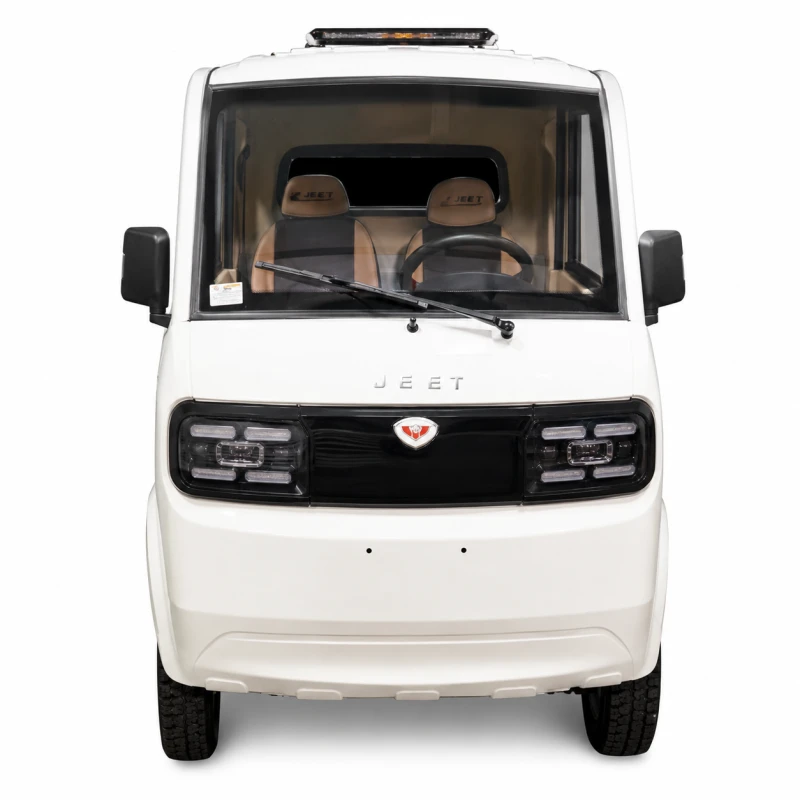 Triciclu electric pick-up RURIS PILOT 5000SA PURE WHITE, putere maxima 4900 W, autonomie pana la 130 km, cu volan, viteza maxima de 25 km/h, conform reglementarilor UE, fara permis