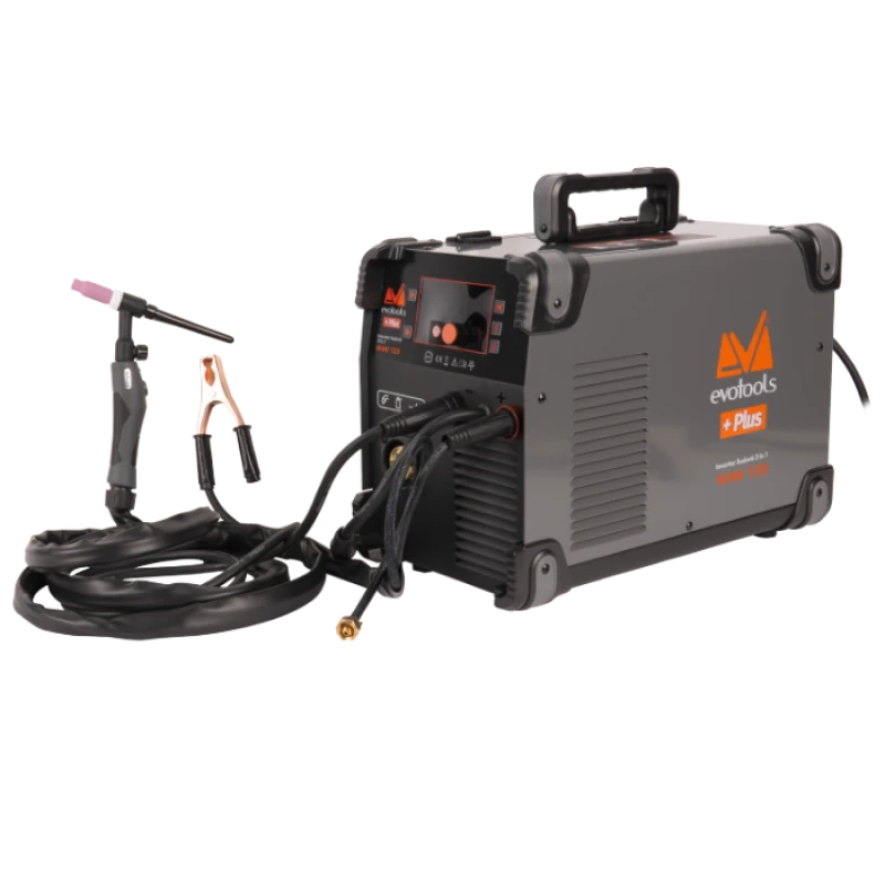 Invertor Sudura 3 in 1 cu Afisaj LED WMI135 EvoTools + Plus, Sudura MMA, MIG/MAG (Gas/No Gas), TIG Lift
