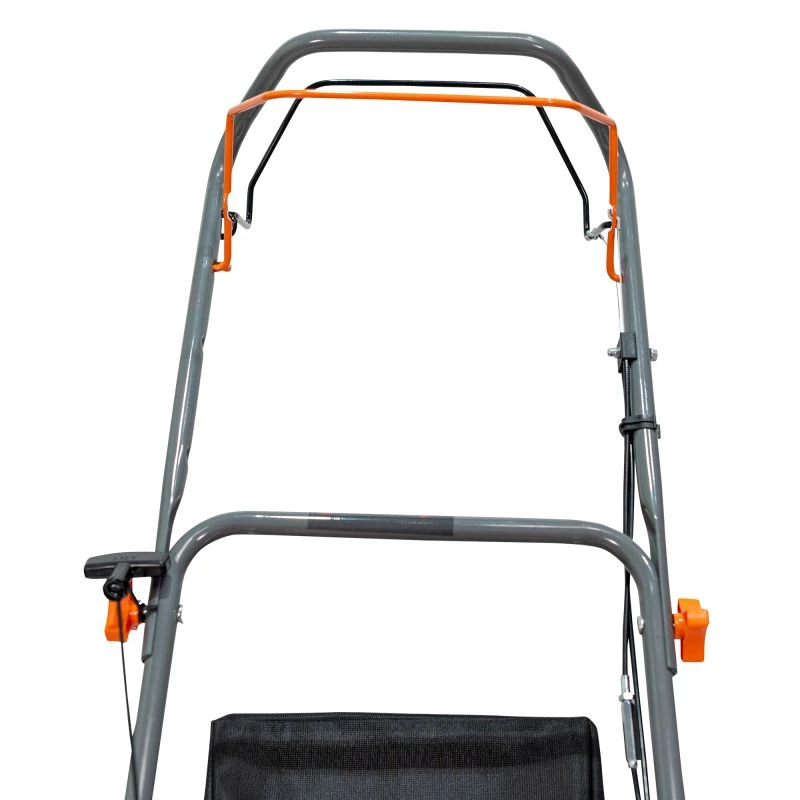 Masina de tuns gazon/iarba autopropulsata pe benzina Ruris Dac 110XLS, putere 3.3 CP, 131 CC, 4 timpi, 40 cm latime lucru, 5 trepte de taiere, inaltime taiere 25 - 65 mm, sac colector 45 L