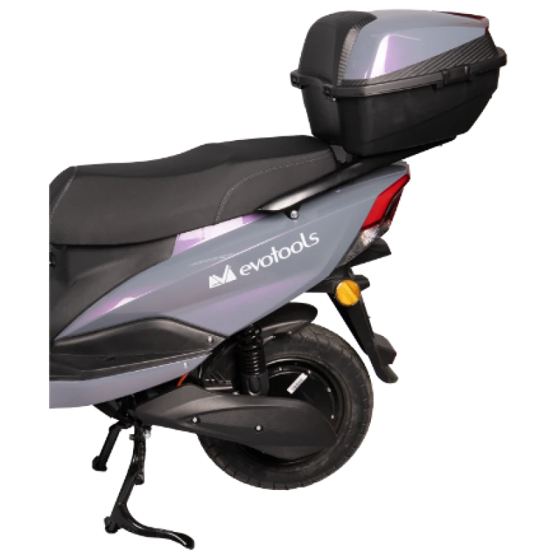 Scuter electric Evotools SC1500SK/C, Autonomie 65 km, Afisaj Digital, Frâne Discuri + Tambur, viteza maxima de 25 km/h, conform reglementarilor UE, fara permis, rosu