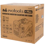 Generator Invertor Silentios DIG5500 EvoTools +Plus, 5500 W, 230 V, Pornire Electrica, Telecomanda, USB Type-A si Type-C