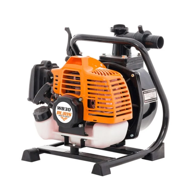 Motopompa de apa curata Ruris WB30, pe benzina, 1250 W, 1.7 CP, 18000 L/h