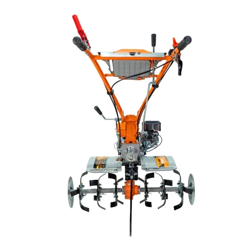 Motocultor Ruris Expert 710 K, model pe benzina, 6.3 kW, 8.5 CP, 3 viteze + rarita + roti de transport