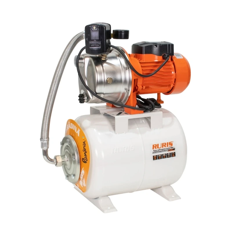 Hidrofor RURIS aquapower 6009S, 880 W, 24 l , debit 46 l/min, 45 m inaltime refulare, 9 m adancime absorbtie