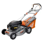 Masina de tuns iarba Ruris RX404, pe benzina, Motor Honda, 4 CP, 2.94 kW, 65 L, latime 46 cm, autopropulsata, mulching