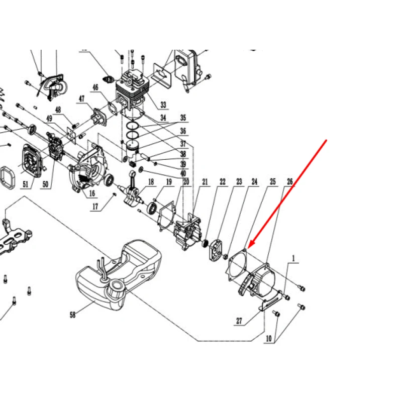Garnitura motocoasa RURIS DAC 510