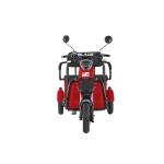 Triciclu electric Blade TRIP X2 2000 W, autonomie pana la 70 km, baterie plumb- acid 72 V 20 Ah, viteza maxima de 25 km/h, conform reglementarilor UE, fara permis, Rosu-Negru
