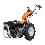 Motocultivator RURIS 977 CPS 16 CP, Benzina, Diferential, Pornire automata la cheie, Lama de cosit C 977, Freza de sapat S 977, Plug P 977