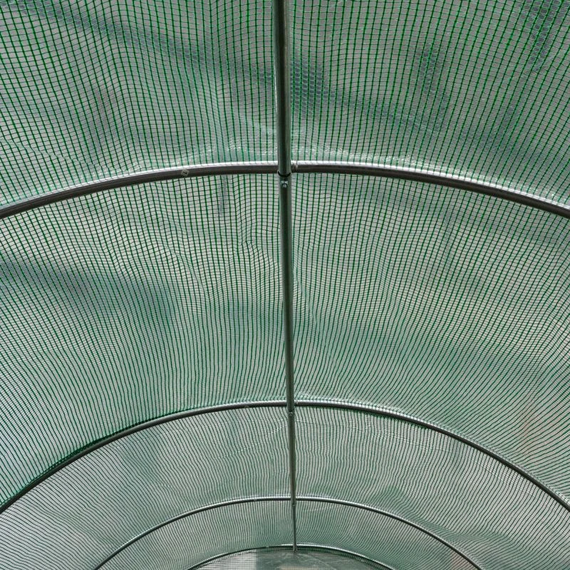 Solariu/Sera 400 x 200 x 200 cm RURIS 400, suprafata 8 mp, 8 ferestre cu plasa insecte, usa rulanta cu fermoar, dimensiune 400 x 200 x 200 cm, structura din teava galvanizata 19 mm
