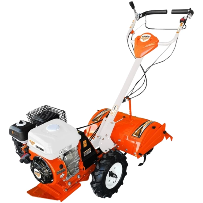 Motosapa Ruris 5800R pe benzina, 7 CP, 212 cm, latime de lucru 48 cm, 1 viteza inainte + 1 inapoi, roti cauciuc 5.00-6 incluse