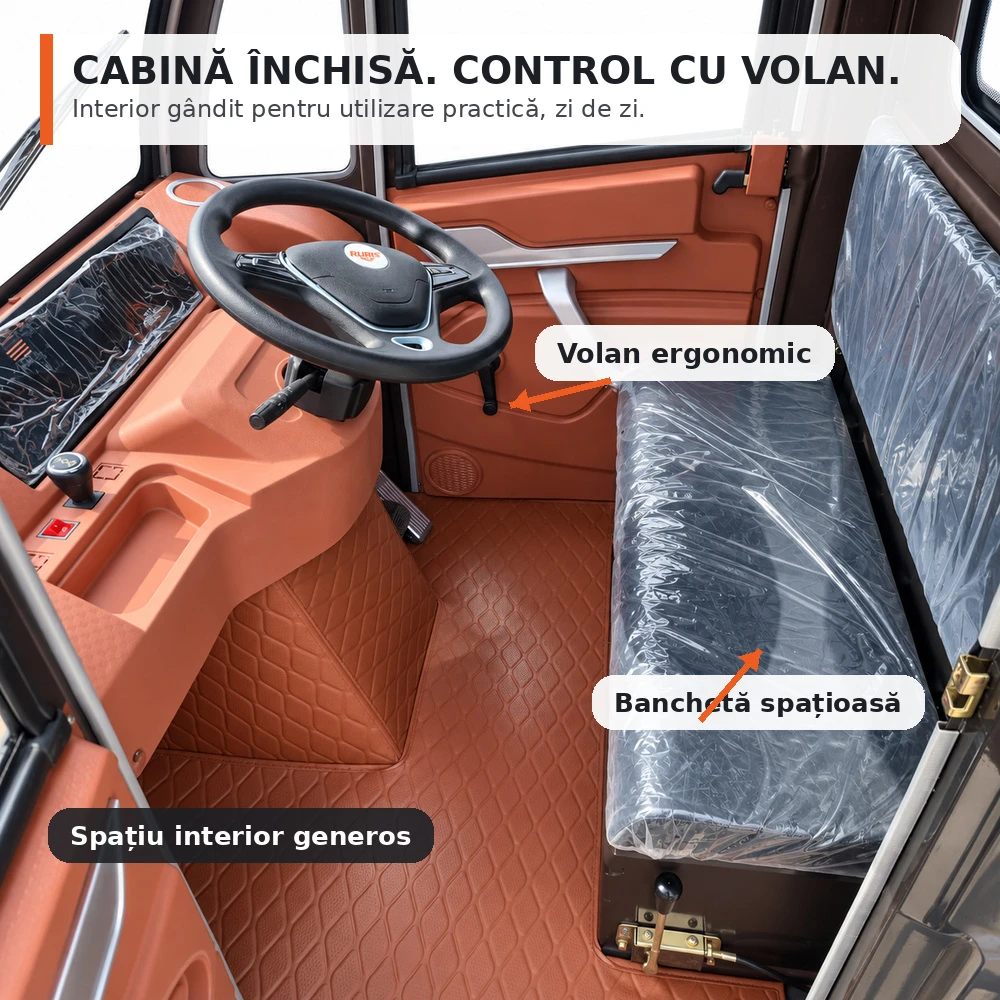 Cabina triciclu electric RURIS PILOT 4000C