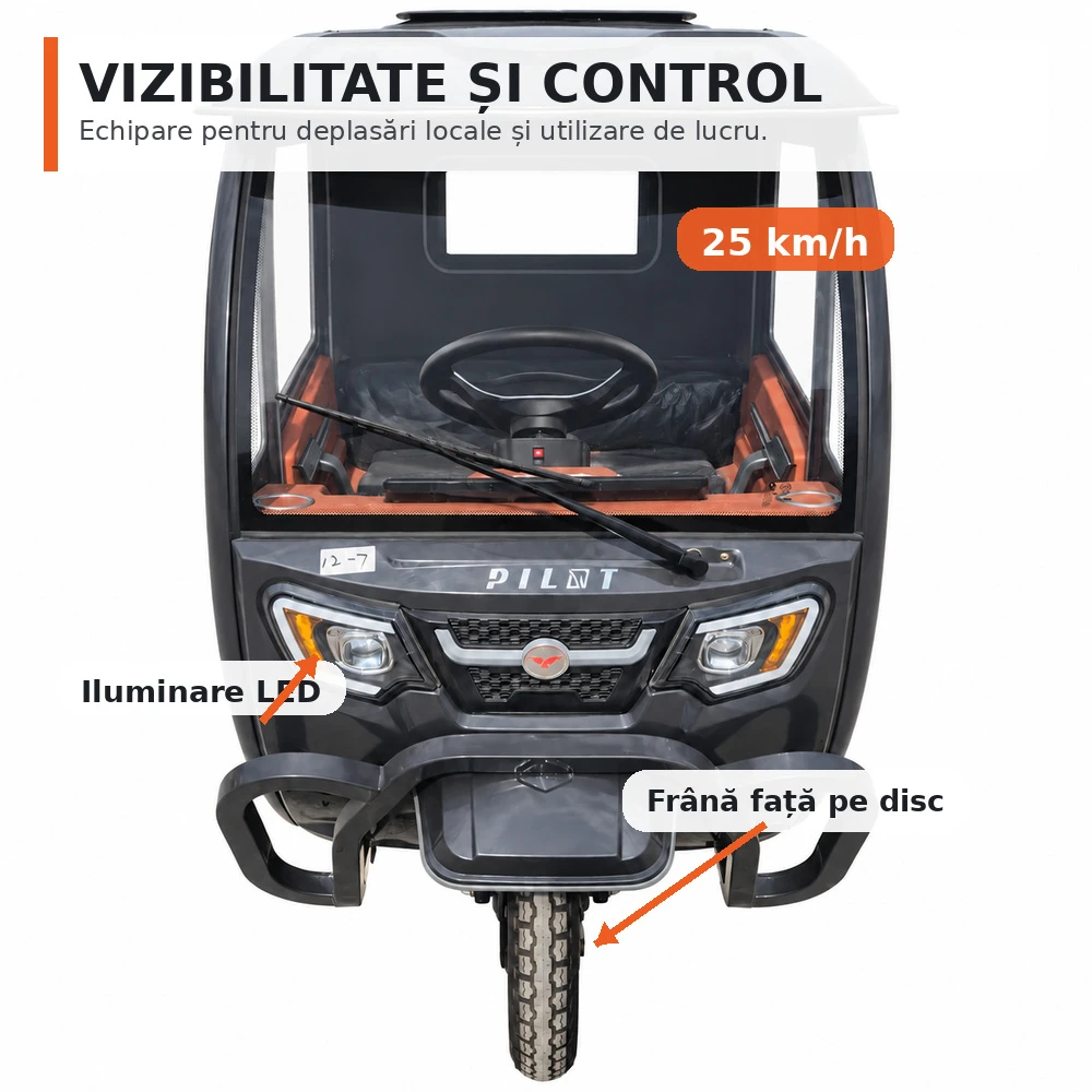 Iluminare LED si franare RURIS PILOT 4000C